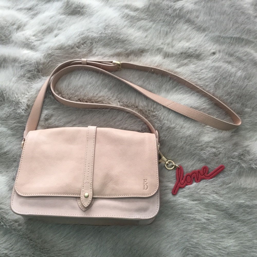 Leather cross body bag by Ellen Degeneres